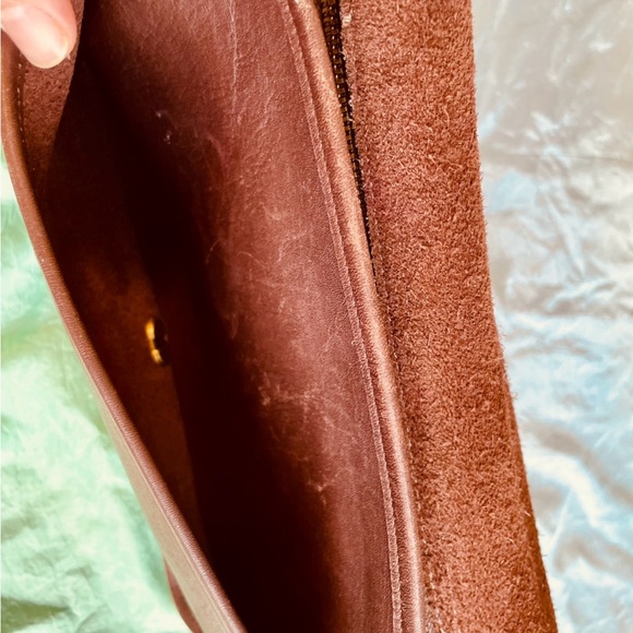 Coach Brown Leather Saddlebag Crossbody Purse -Minimal classic warm - Picture 3 of 9